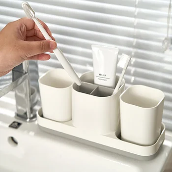 Семейна чаша вода за уста комплект чаши за изплакване на устата лесен домакински стоматологичен уред притежателя на паста за контакти паста за контакт четка за зъби чаша 0